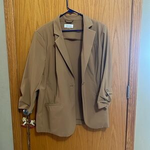Calvin Klein Light Brown Blazer